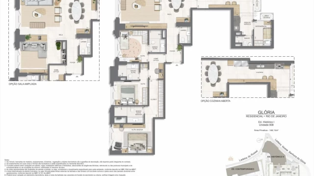 Glória Residencial plantas dos apartamentos do edifício histórico Glória Residencial plantas dos apartamentos do edifício histórico