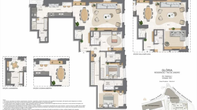 Glória Residencial plantas dos apartamentos do edifício histórico Glória Residencial plantas dos apartamentos do edifício histórico