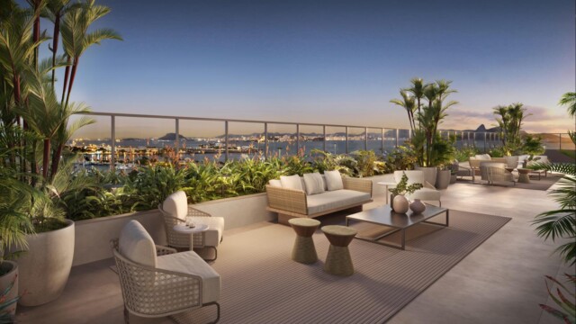 Gloria Residencial varanda do salão de festas Gloria Residencial varanda do salão de festas