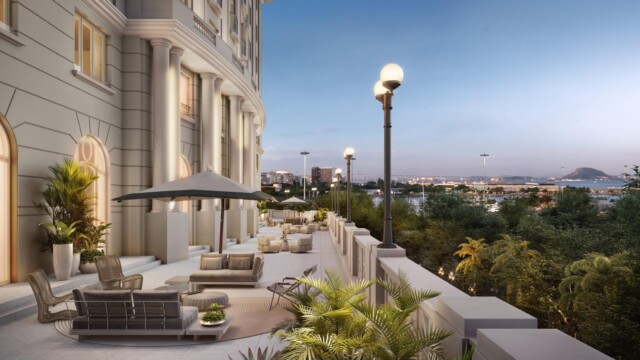 Gloria Residencial varanda do salão de festas Gloria Residencial varanda do salão de festas