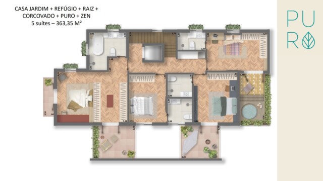 Puro Casas Inteligentes plantas das casas e apartamentos