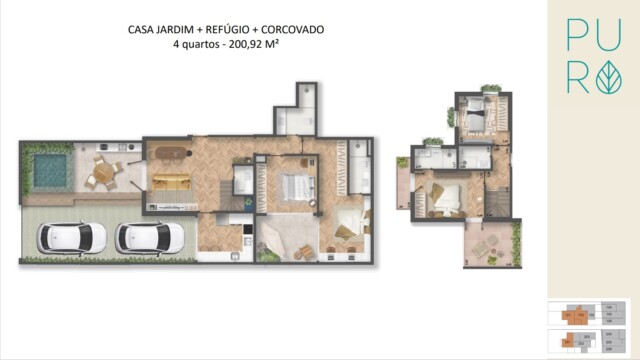Puro Casas Inteligentes plantas das casas e apartamentos