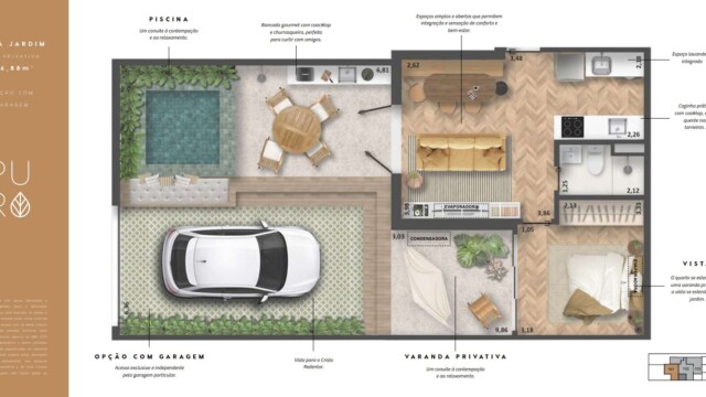 Puro Casas Inteligentes plantas das casas e apartamentos