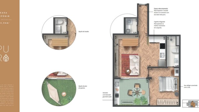 Puro Casas Inteligentes plantas das casas e apartamentos