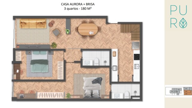 Puro Casas Inteligentes plantas das casas e apartamentos