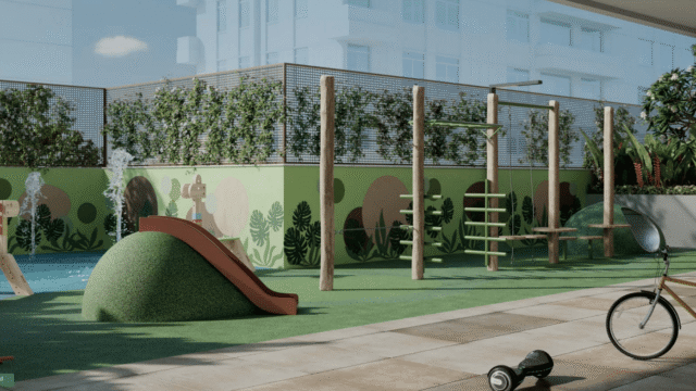 Tiê Residencial Tijuca área de lazer playground