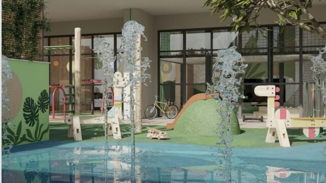 Tiê Residencial Tijuca área de lazer aqua play Tiê Residencial Tijuca área de lazer aqua play