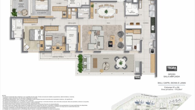 Gaea Home Resort plantas dos apartamentos Gaea Home Resort plantas dos apartamentos