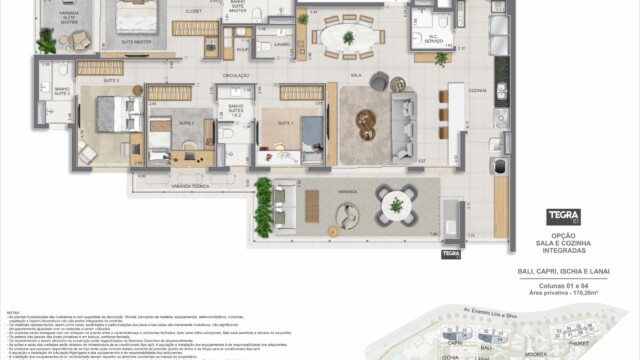 Gaea Home Resort plantas dos apartamentos Gaea Home Resort plantas dos apartamentos