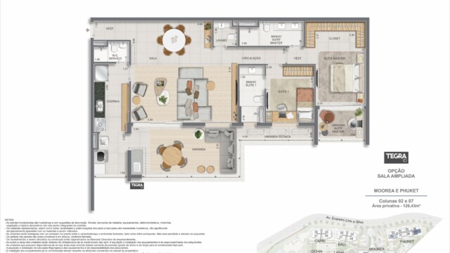 Gaea Home Resort plantas dos apartamentos Gaea Home Resort plantas dos apartamentos