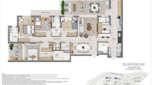 Gaea Home Resort plantas dos apartamentos Gaea Home Resort plantas dos apartamentos