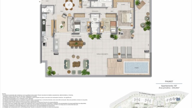 Gaea Home Resort plantas dos apartamentos garden Gaea Home Resort plantas dos apartamentos garden