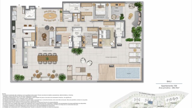 Gaea Home Resort plantas dos apartamentos garden Gaea Home Resort plantas dos apartamentos garden