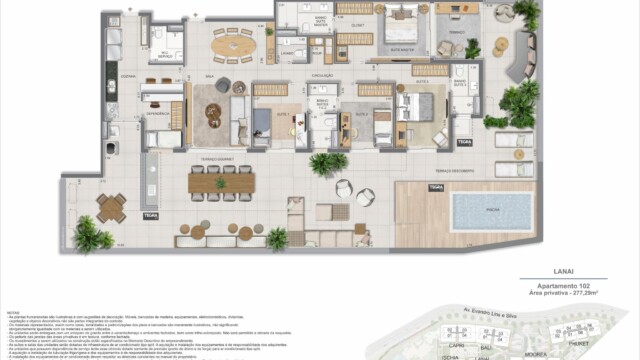 Gaea Home Resort plantas dos apartamentos garden Gaea Home Resort plantas dos apartamentos garden