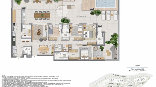 Gaea Home Resort plantas dos apartamentos garden Gaea Home Resort plantas dos apartamentos garden