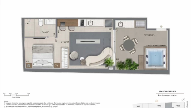 nook copacabana planta do apartamento nook copacabana planta do apartamento