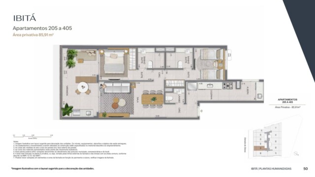 planta apartamento ibita sao conrado lancamento performance rj