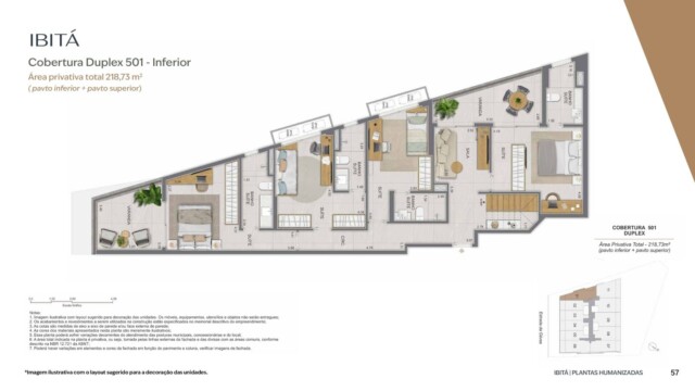 planta apartamento ibita sao conrado lancamento performance rj