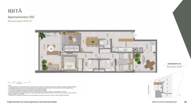 planta apartamento ibita sao conrado lancamento performance rj