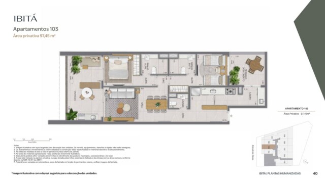 planta apartamento ibita sao conrado lancamento performance rj