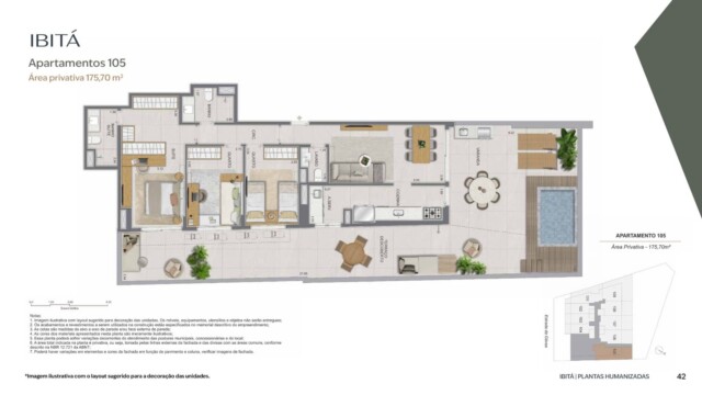 planta apartamento ibita sao conrado lancamento performance rj