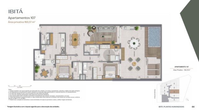planta apartamento ibita sao conrado lancamento performance rj