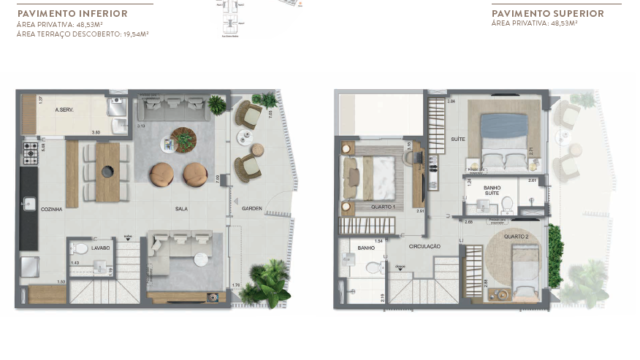 Aqua Village Residence Club planta da casa