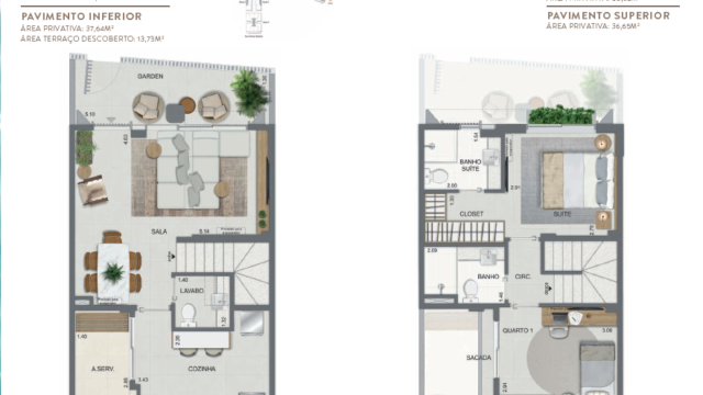 Aqua Village Residence Club planta da casa
