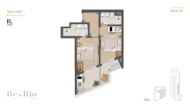Be in rio arpoador lançamento da brix rua bulhoes de carvalho copacabana planta do apartamento