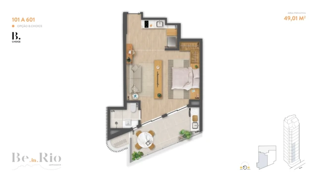 Be in rio arpoador lançamento da brix rua bulhoes de carvalho copacabana planta do apartamento