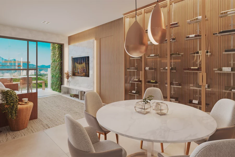 Grand Quartier Rio 2 Fase Parque Sala - Apto 3 suítes GQ 1.000 - Finais 02 e 03