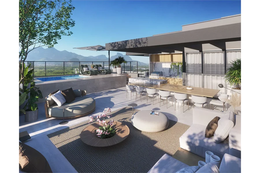 Grand Quartier Rio 2 Fase Parque Terraço cobertura GQ 3.000