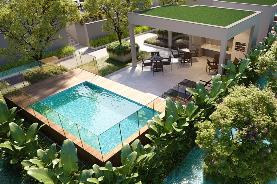 Grand Quartier Rio 2 Fase Parque área de lazer Pool house (2)