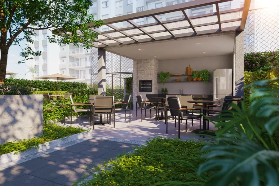 Grand Quartier Rio 2 Fase Parque área de lazer churrasqueira
