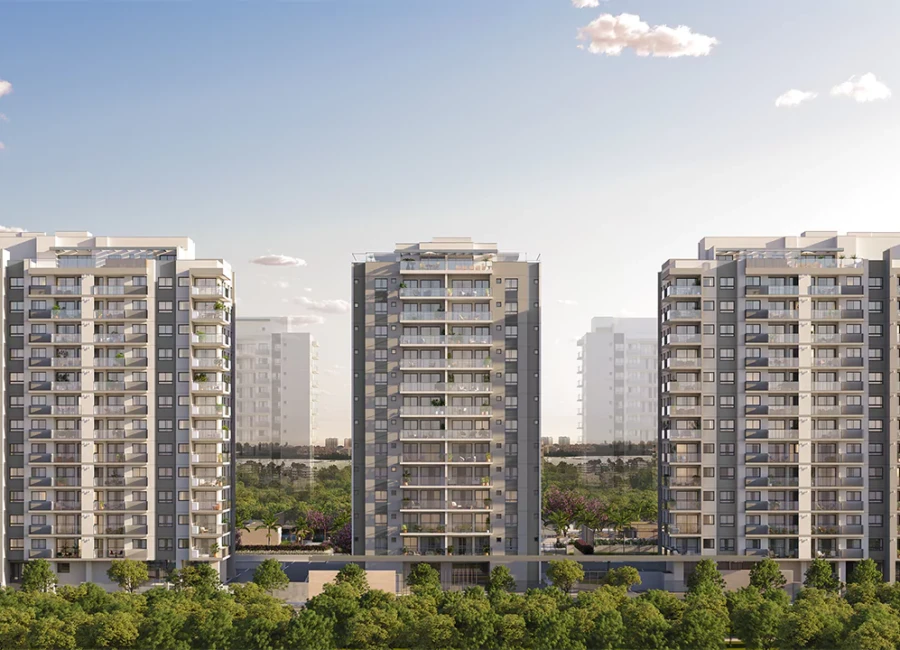 Grand Quartier Rio 2 Fase Parque fachada fase 1