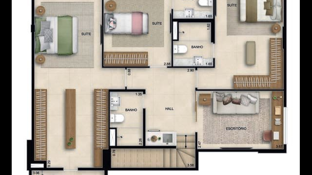 Lar 233 Reserva do Bosque plantas dos apartamentos coberturas e gardens Lar 233 Reserva do Bosque plantas dos apartamentos coberturas e gardens