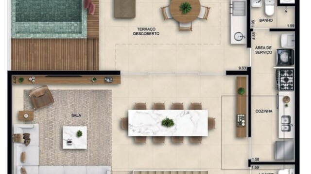 Lar 233 Reserva do Bosque plantas dos apartamentos coberturas e gardens Lar 233 Reserva do Bosque plantas dos apartamentos coberturas e gardens