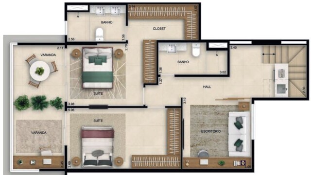 Lar 233 Reserva do Bosque plantas dos apartamentos coberturas e gardens Lar 233 Reserva do Bosque plantas dos apartamentos coberturas e gardens