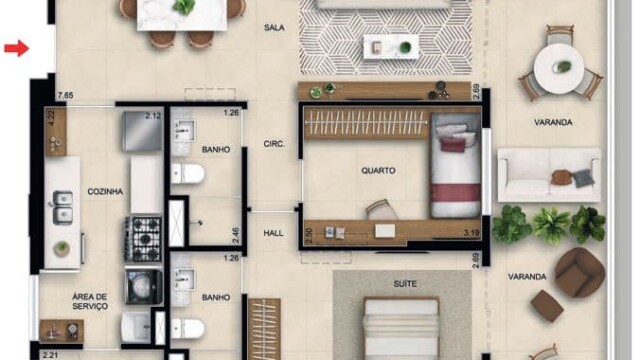 Lar 233 Reserva do Bosque plantas dos apartamentos coberturas e gardens Lar 233 Reserva do Bosque plantas dos apartamentos coberturas e gardens