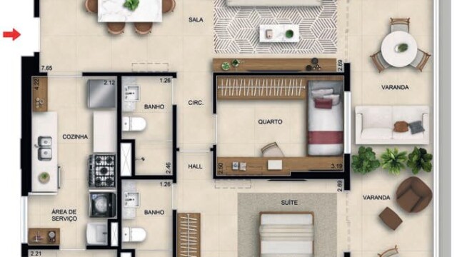 Lar 233 Reserva do Bosque plantas dos apartamentos coberturas e gardens Lar 233 Reserva do Bosque plantas dos apartamentos coberturas e gardens