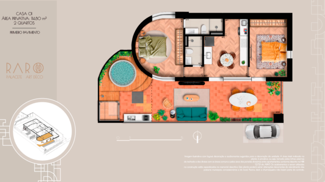 Raro Palacete Art Déco planta da casa 1 Raro Palacete Art Déco planta da casa 1