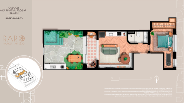 Raro Palacete Art Déco planta da casa 2 Raro Palacete Art Déco planta da casa 2