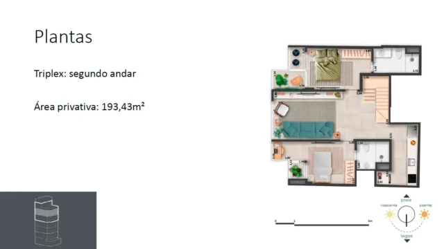 anibal 221 residencial planta da cobertura triplex em ipanema pavimento 2