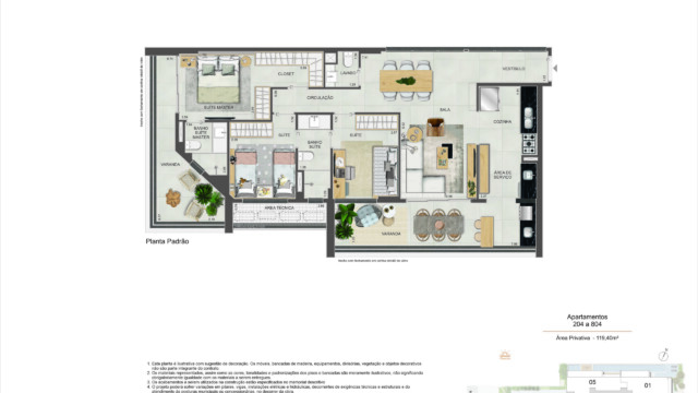 nurban botafogo opportunity planta do apartamento 04